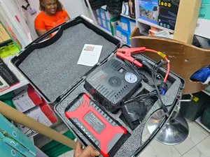 Portable 12v Vehicle Jump Starter Kit With Hard Case