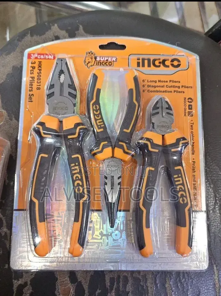New Ingco 3pcs Pliers