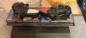 Ps4 Slightly Used,2 Controllers+Covers,3 Games and Ps4 Skin
