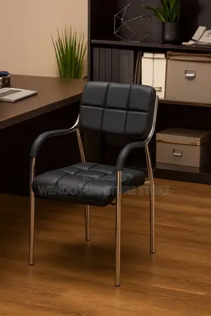Office Chairs; Mid Backrest Leather Visitors Office Chairs
