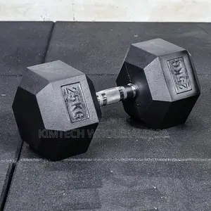 25kg Hexagonal Dumbbells