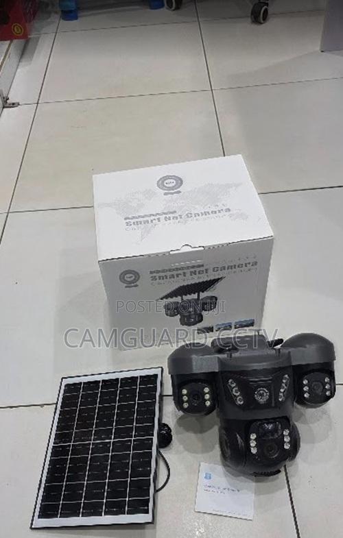 Triple Screen Wifi CCTV Camera V380 Pro Remote Access, Night Vision