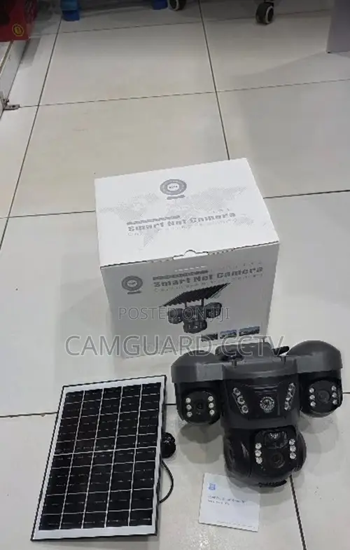 Triple Screen Wifi CCTV Camera V380 Pro Remote Access, Night Vision
