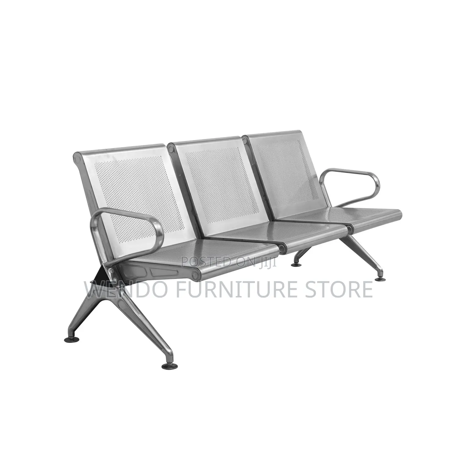 Office Bench; Three Seaters Metallic Bench