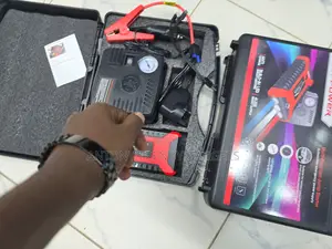 Portable Battery Jump Starter Kit for Cars and Motorcycles