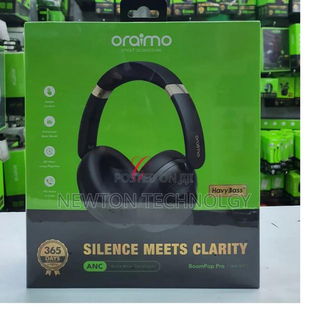 Oraimo *Boompop Pro* Ohp-917 Hybrid Anc Noise Cancellation Headphones