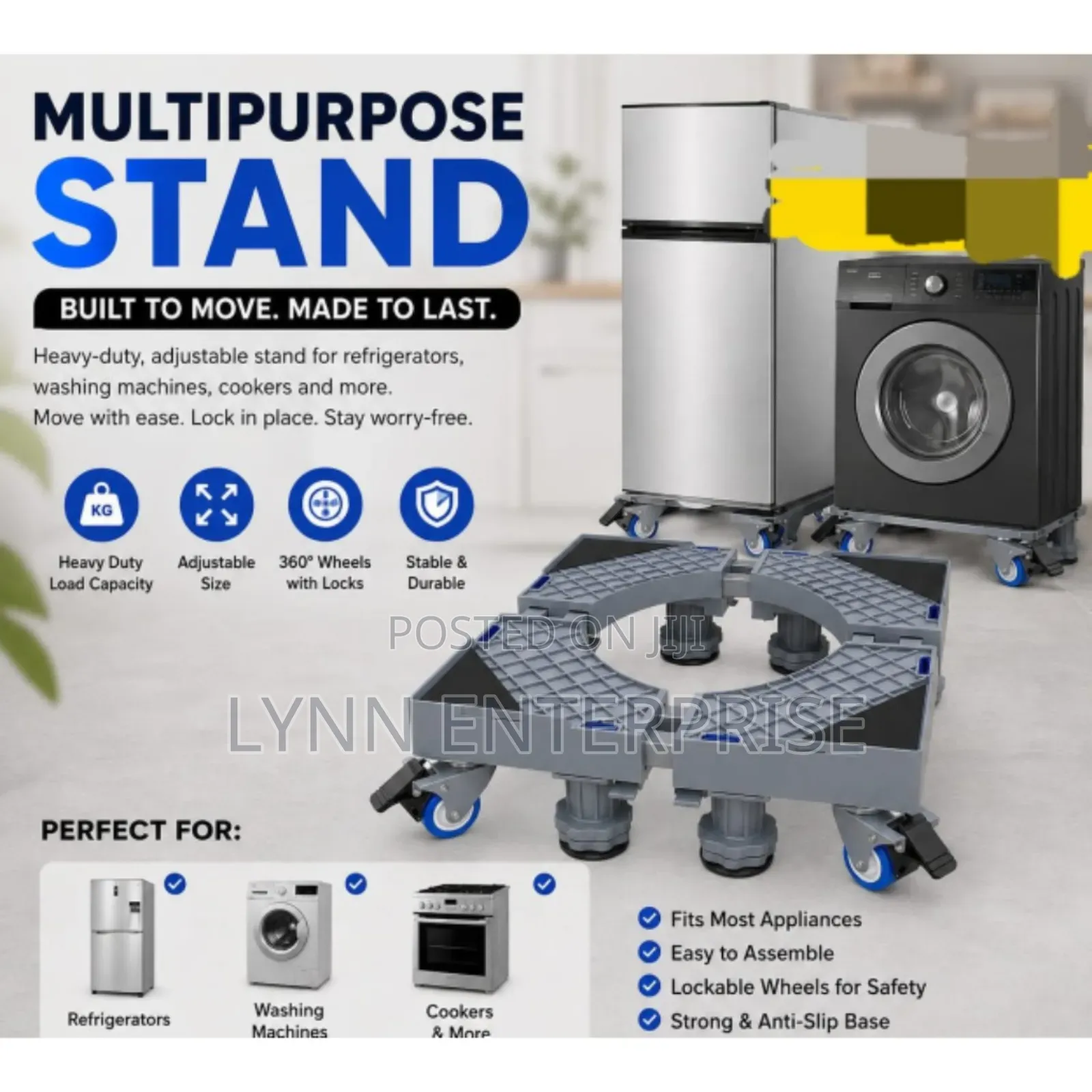 Multipurpose Fridge,Washing Machine Stand