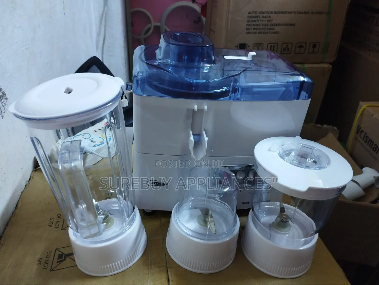Primdale 4-in-1 Juicer, Blender, Grinder Food Processor