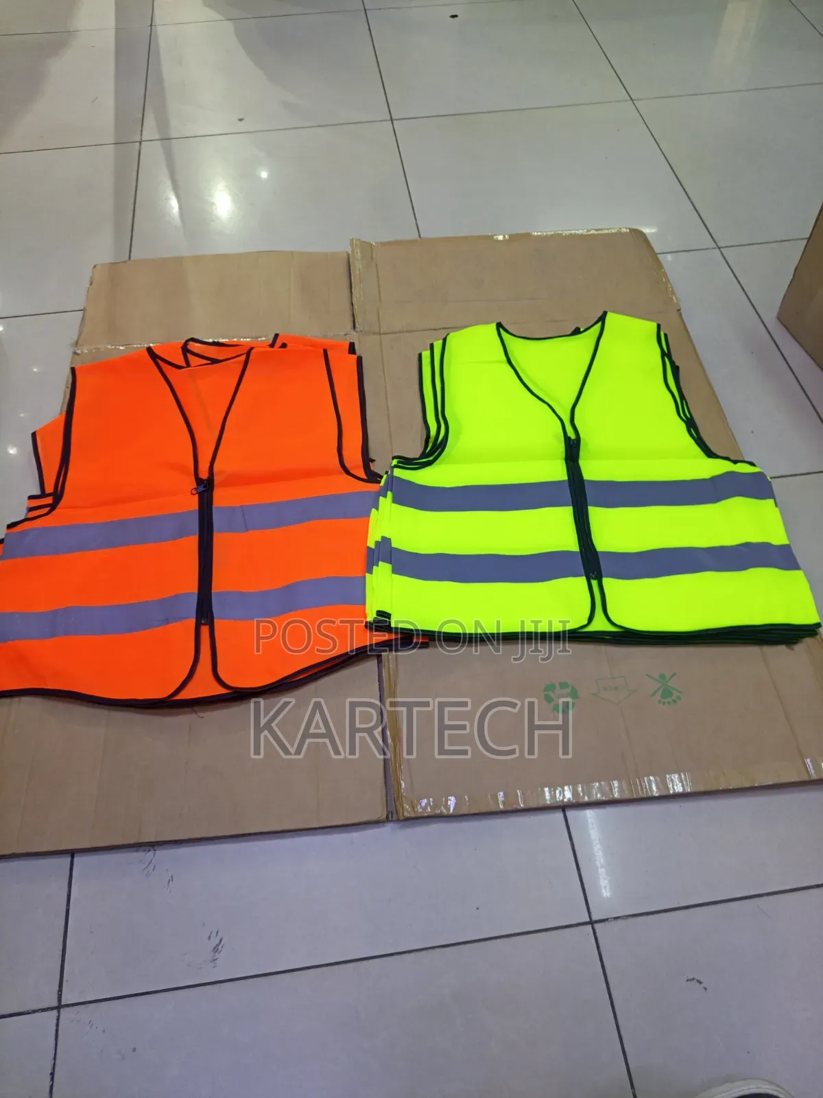 Luminous Green, Orange Reflective Safety Vest