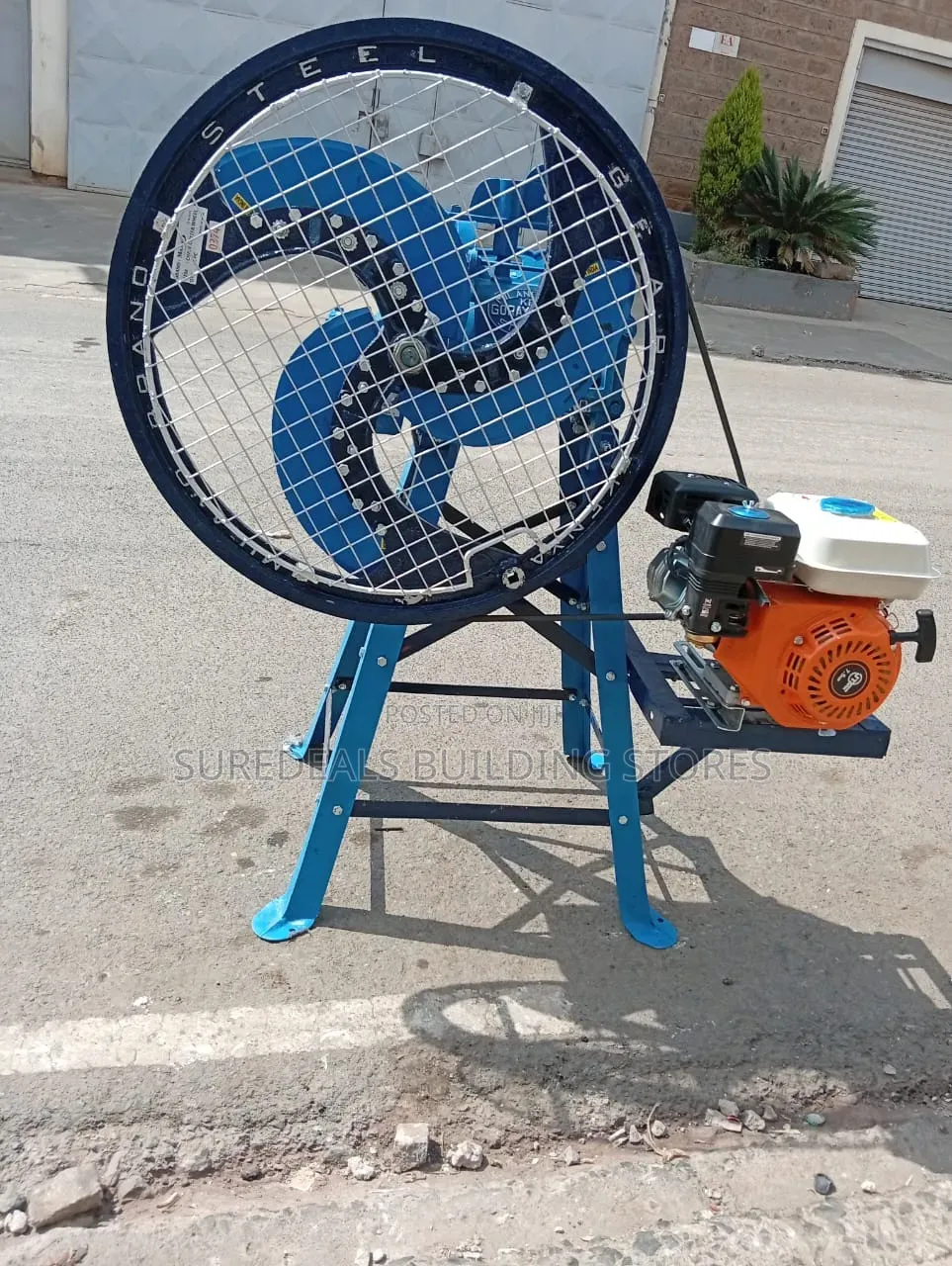 Heavy Duty 3-blade Chaff Cutter With Gasoline Engine/Motor