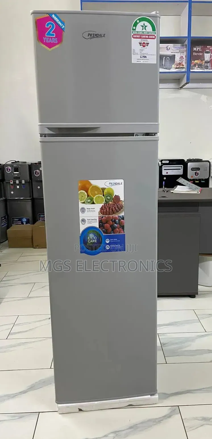 Primdale 168 Litres Large Capacity Double Door Refrigerator Fridge