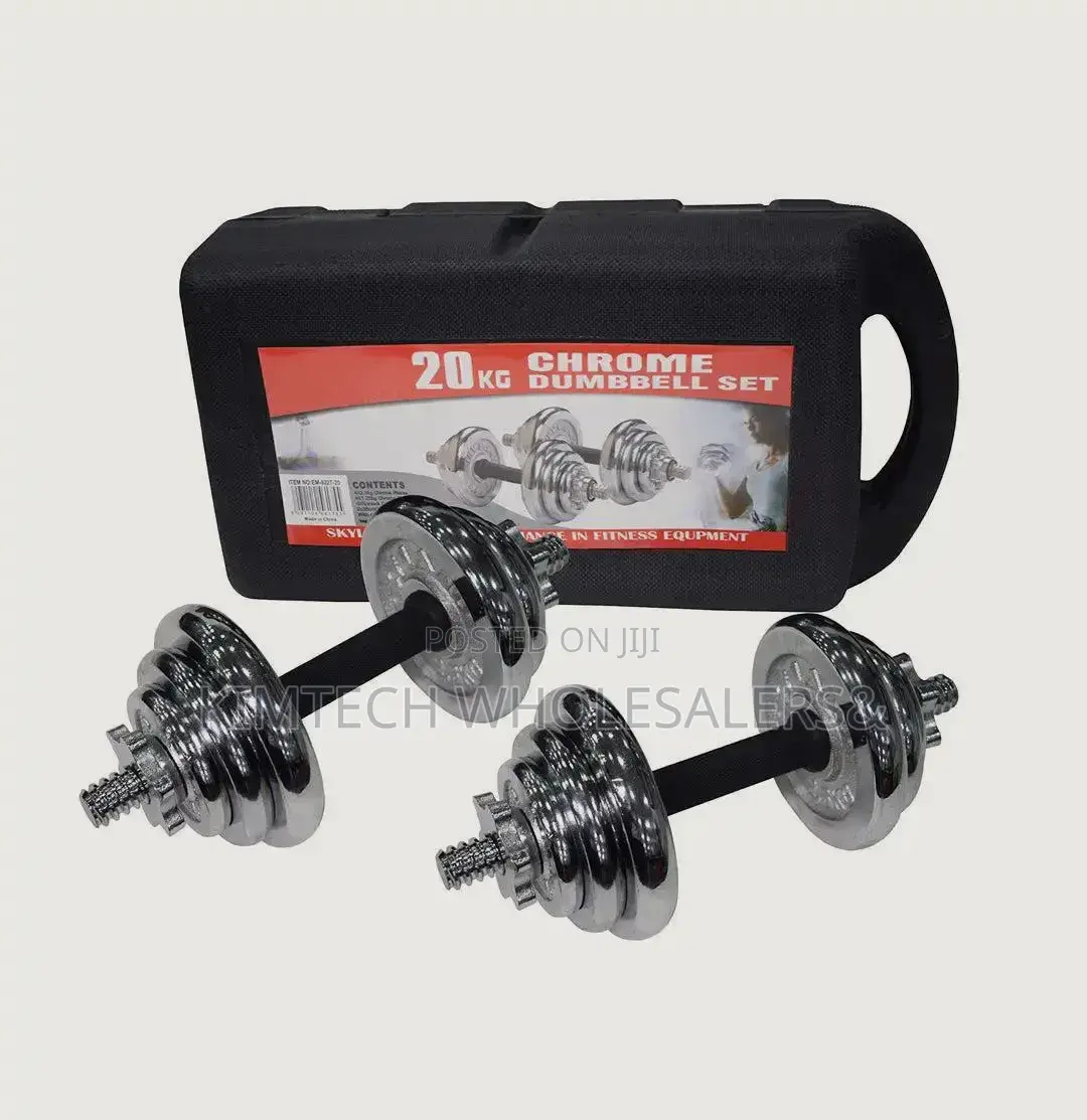 20kg Chrome Dumbbells With Case