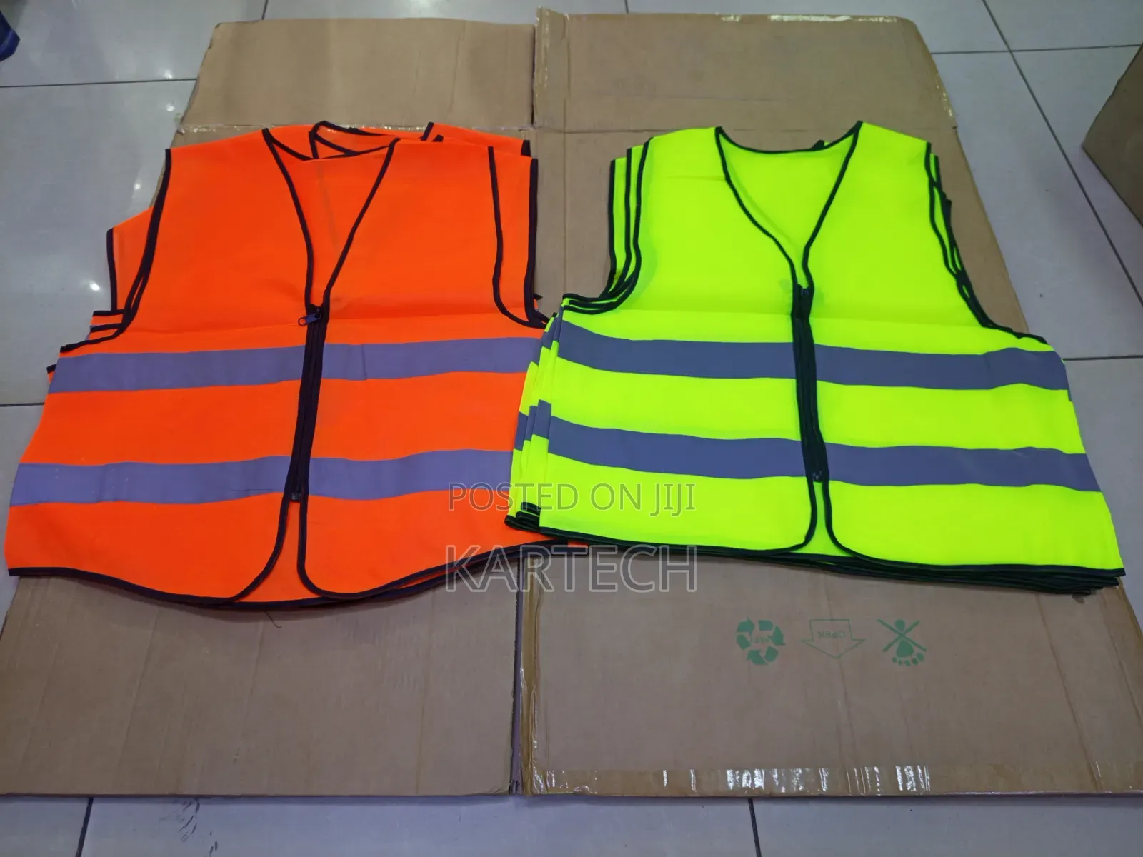 Fluorescent Safety Reflector Jacket