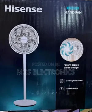 16 Inches Hisense Standing Fan With Fan Power Saving 65%
