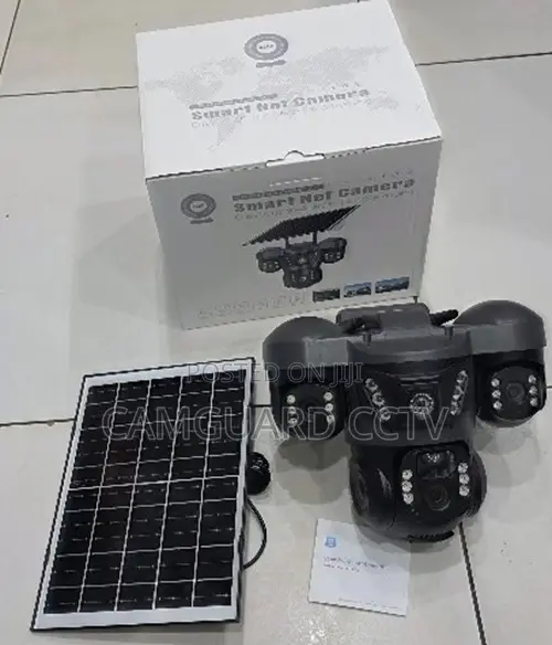 Triple Lens Wifi Security Camera V380 Pro App, Motion Alerts
