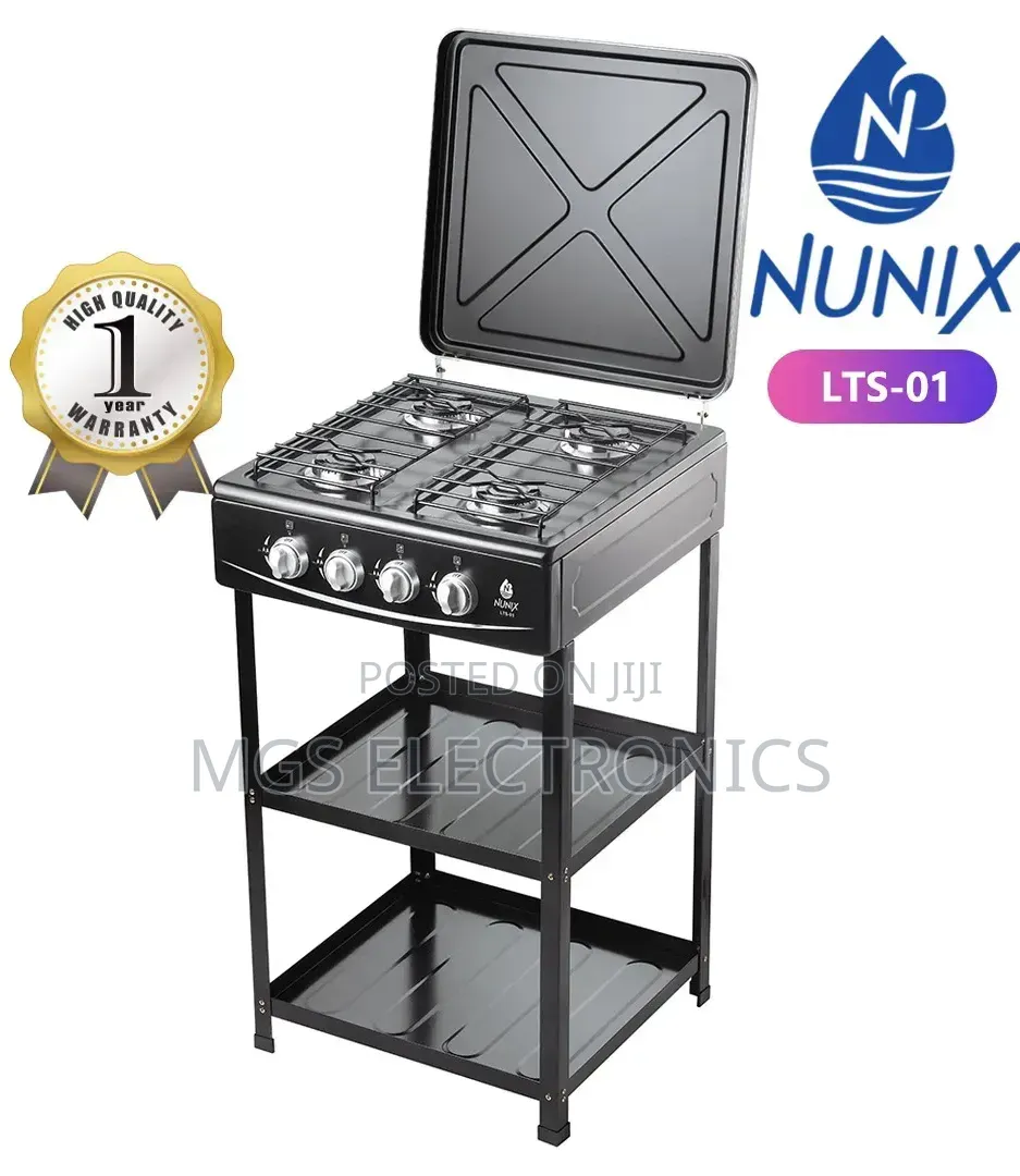 Nunix Full Gas Standing Cooker With Shelf