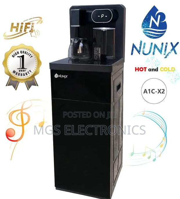 Black Nunix A1c-X2bottom Load Hot and Cold Dispenser With Music System