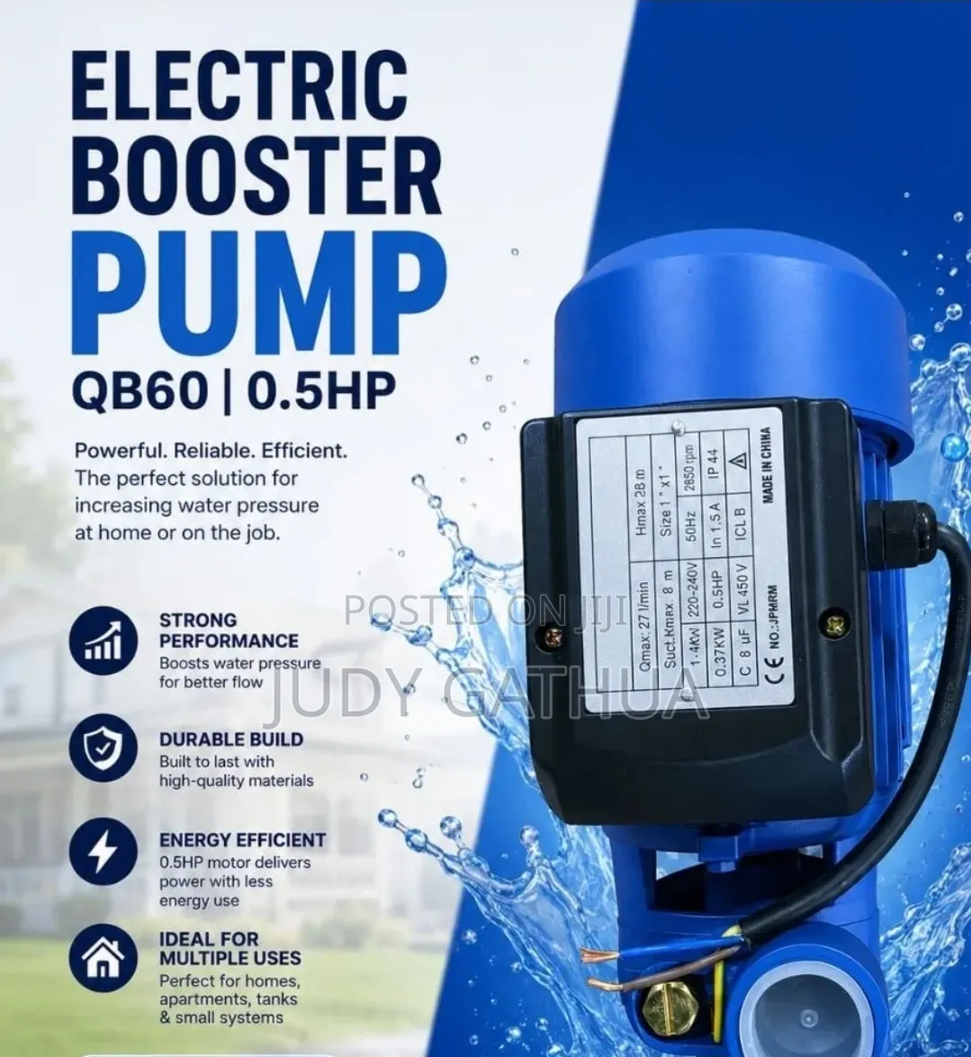 Bbooster Pump 0.5hp Blue