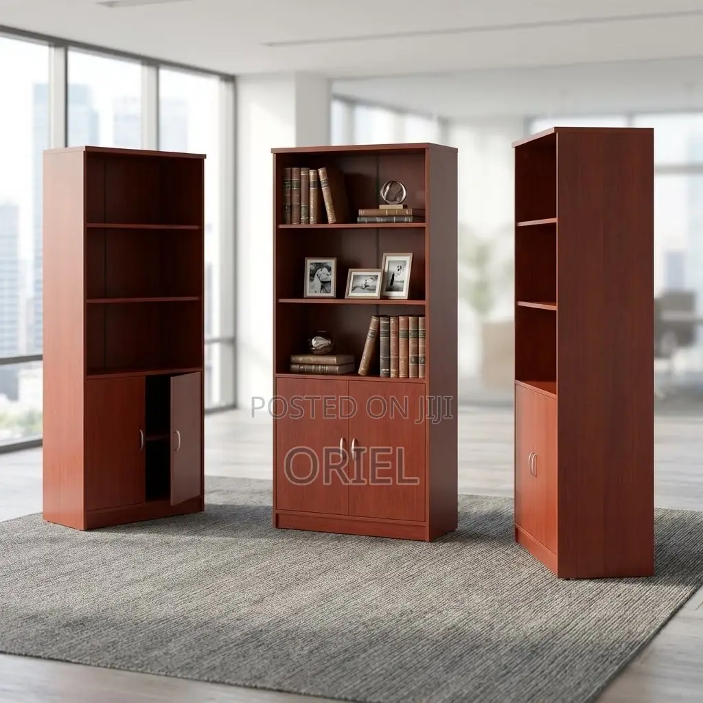 Office Cabinet : 2-Door Wooden Office Files Storage Cabinet