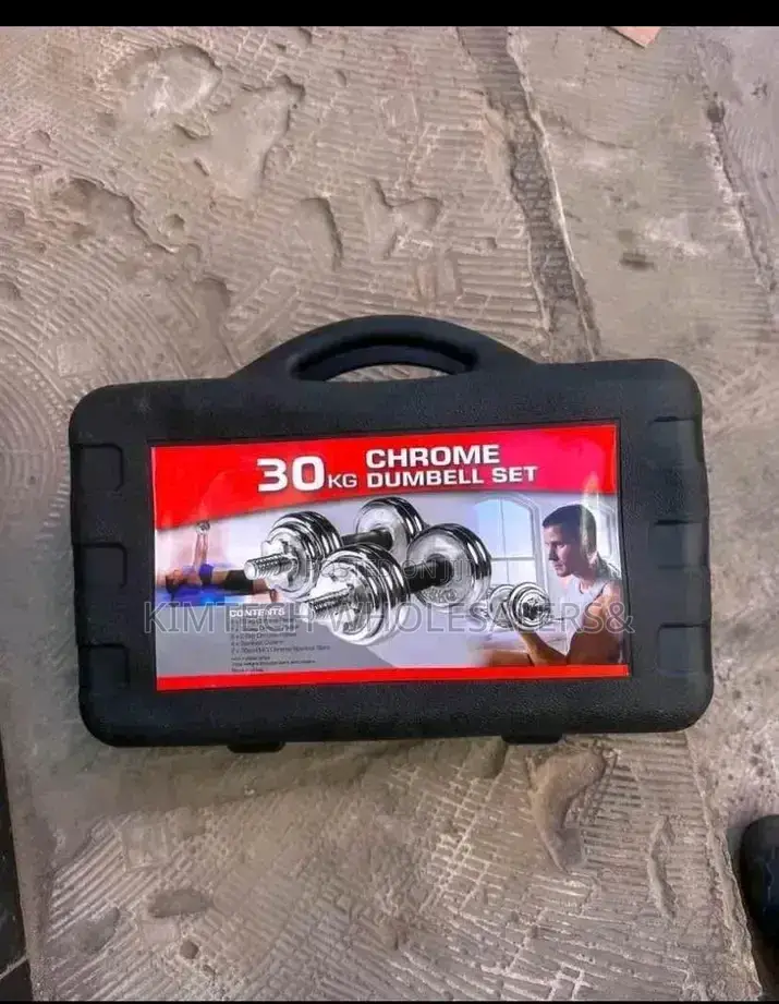 30kg Chrome Dumbbells With Case