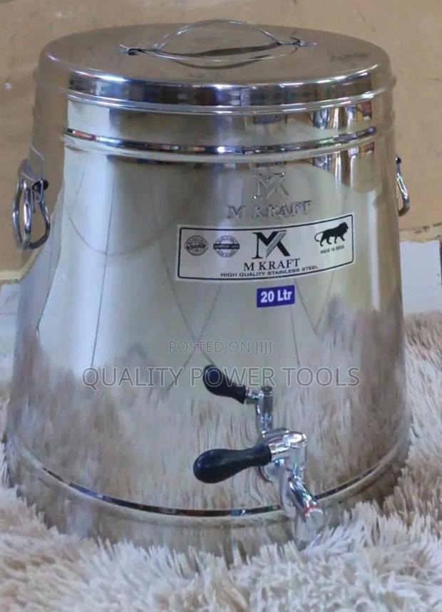 M Kraft 20-Liter Stainless Steel Tea Urn