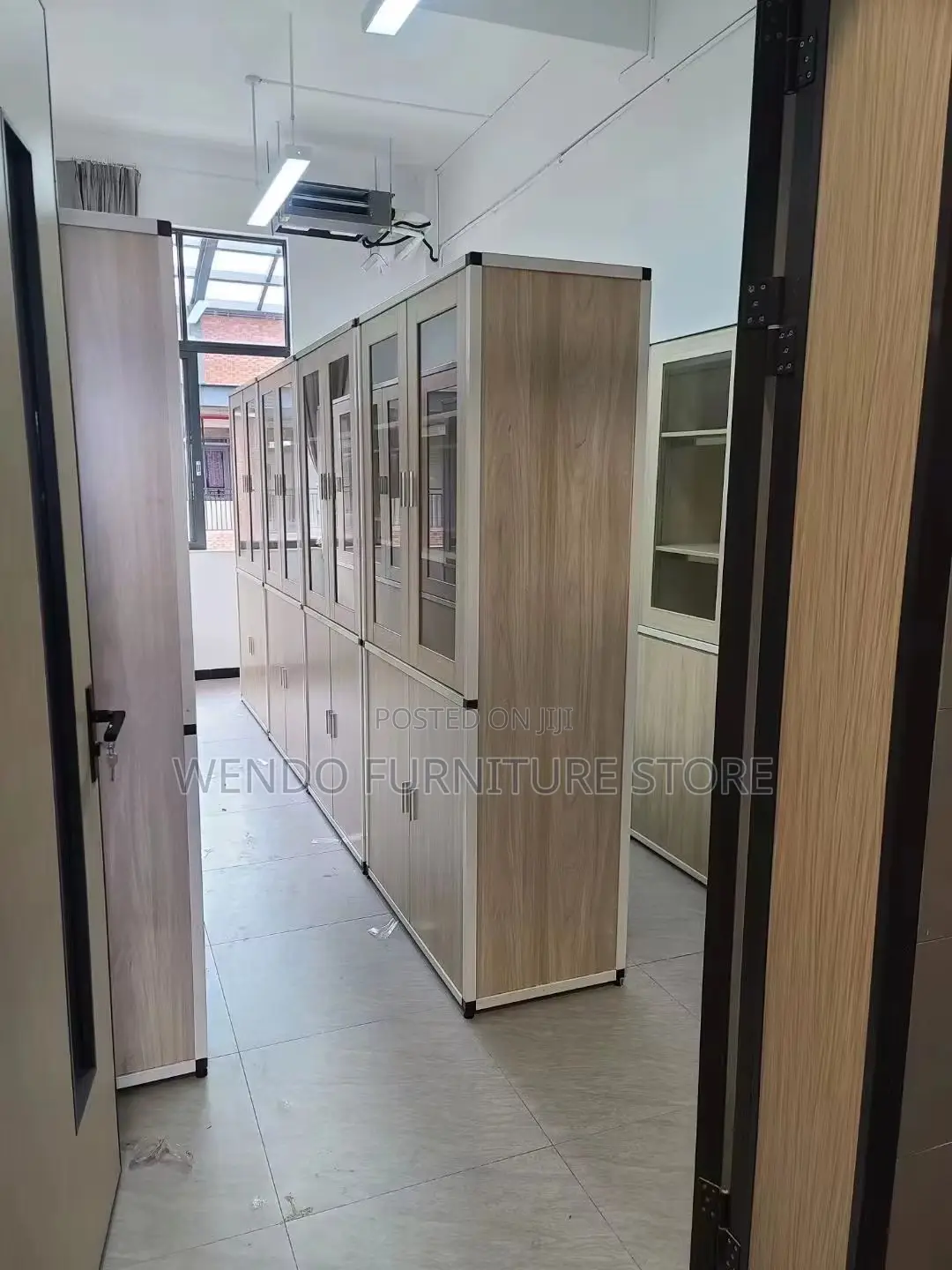 Office Cabinet; Three Doors Wooden Executive Cabinets