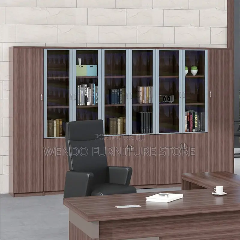 Office Cabinet; Three Doors Wooden Executive Cabinets