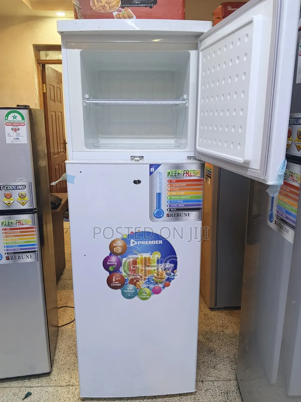 Rebune 350l Refrigerator (White Colour)