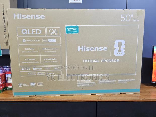Hisense 50′′ Q6q Qled Vidaa Smart Tv – 50q6q (New Model)