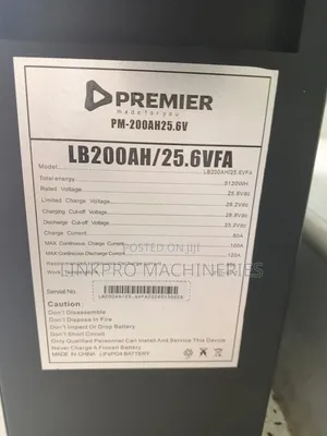 Premier 5.12 KWH 24 Volts Lithium Battery