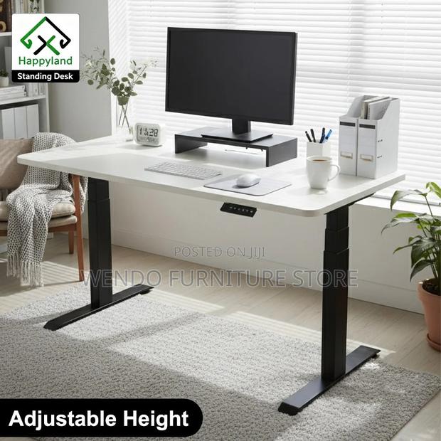 Office Desk; Content Creators Adjustable Electric Pc Table - thumbnail 7