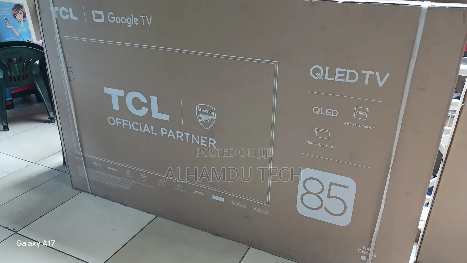 TCL 85" Qled Google Tv