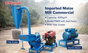With Dual Frame Available Maize Mill