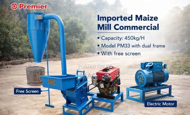 With Dual Frame Available Maize Mill