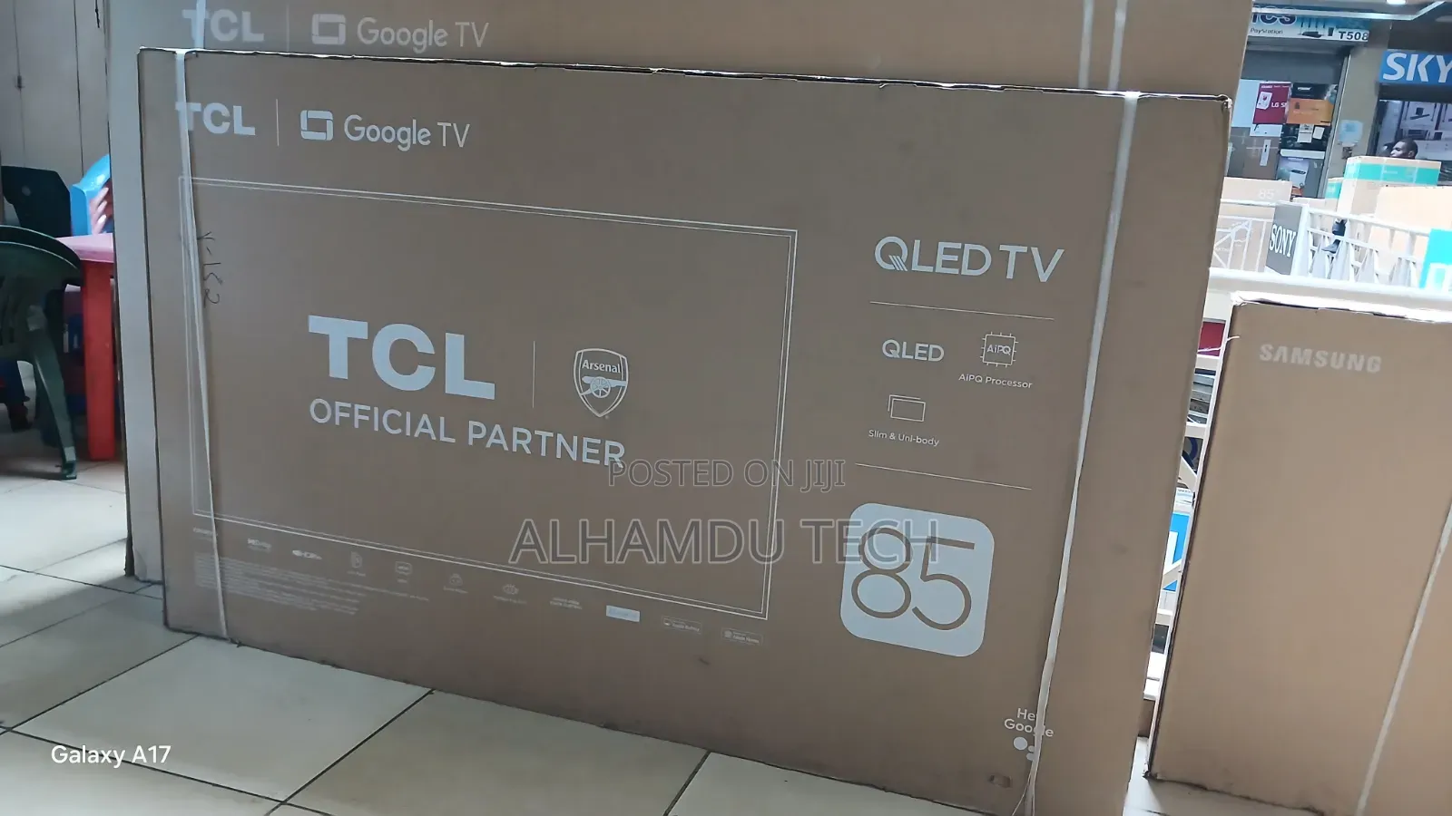 TCL 85" Qled Google Tv