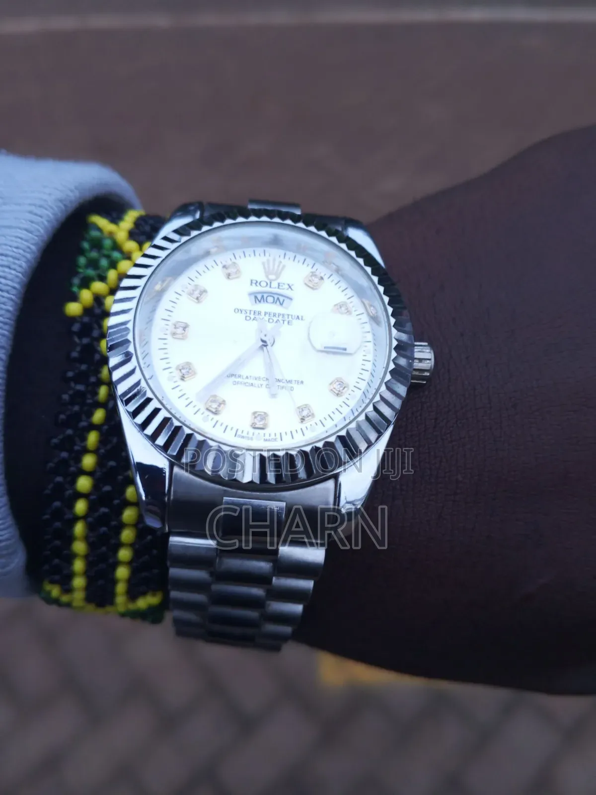 Rolex Silver Watch