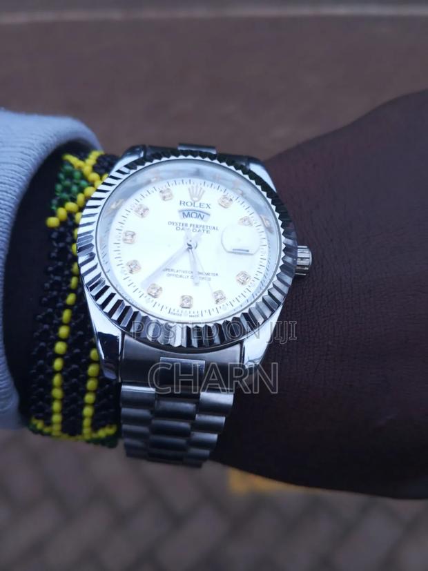 Rolex Silver Watch