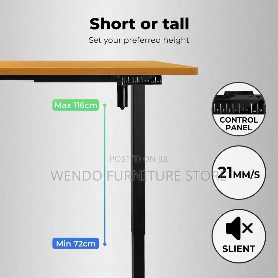 Office Table; Electric Height Adjustable Workstation Desk