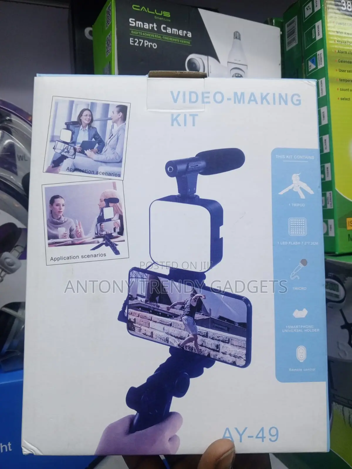 Ay-49 Vlogging Kit for Smartphones Content Creation Set