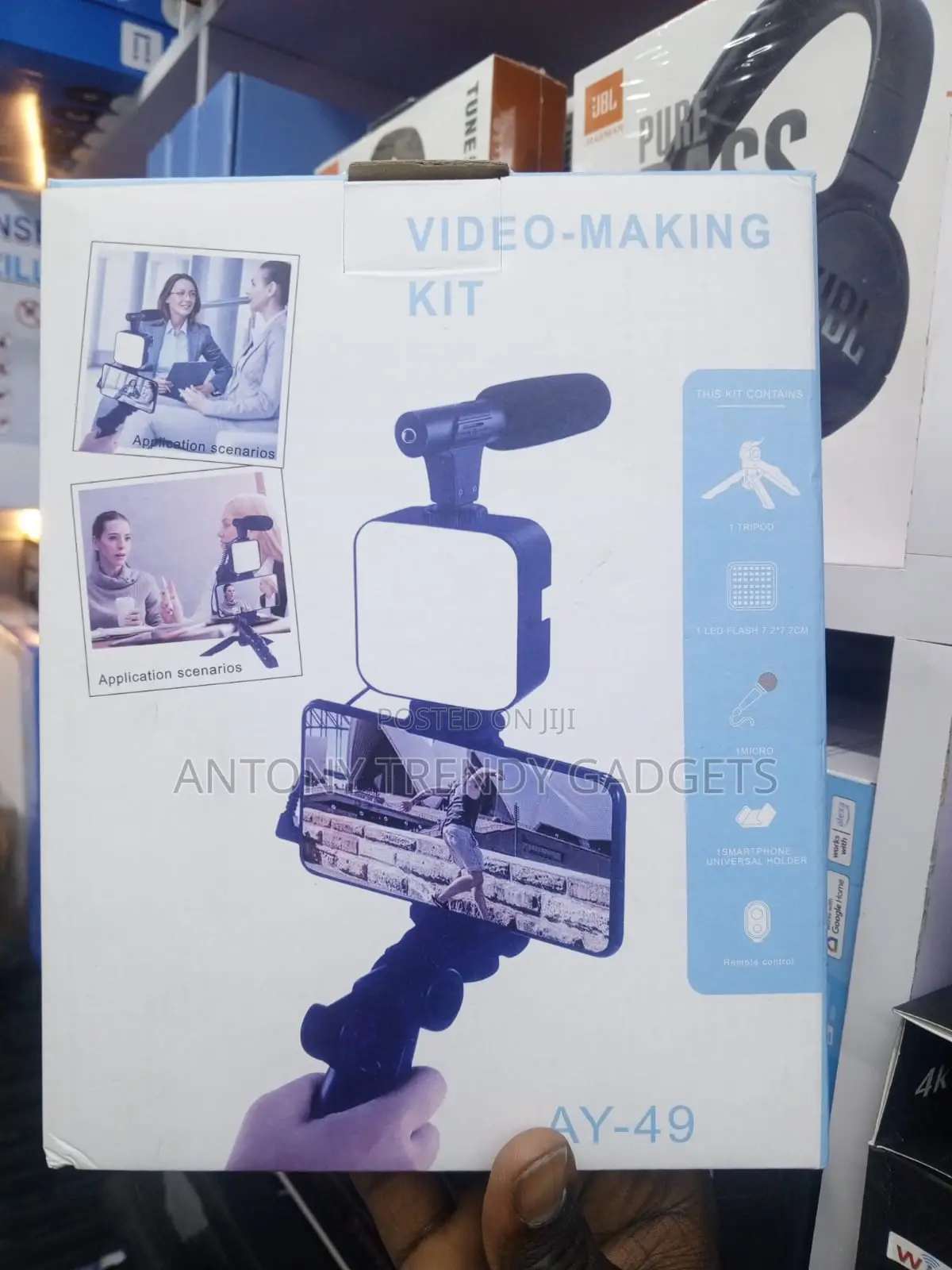 Ay-49 Smartphone Video Recording Kit For Content Creators