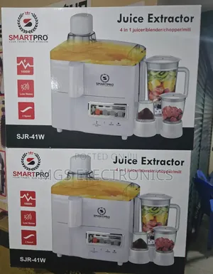 Smartpro 4 in 1 Juicer -Blender-Grinder and Mill Food Processor