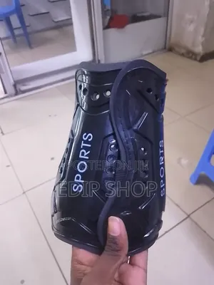 Black Shin Guards
