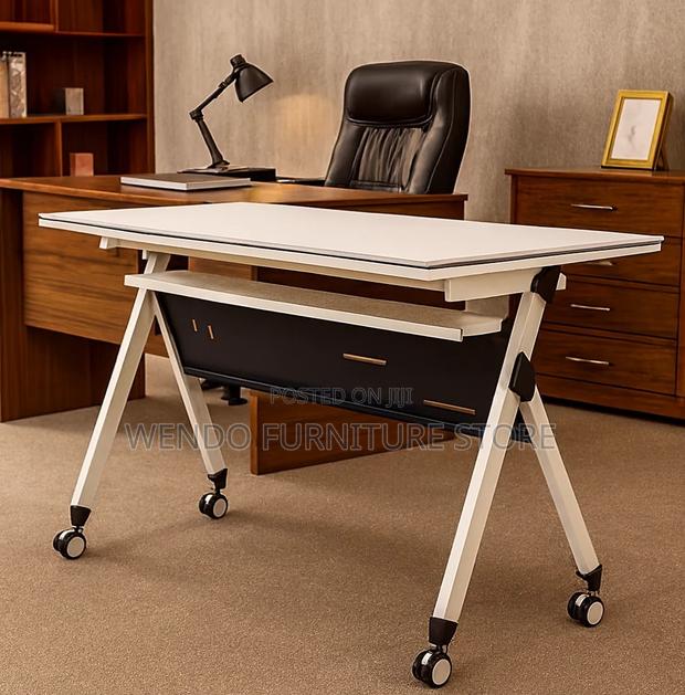 Office Table; Foldable Movable Office Table