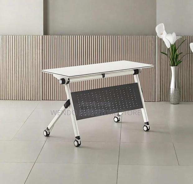 Office Table; Foldable Movable Office Table - thumbnail 3