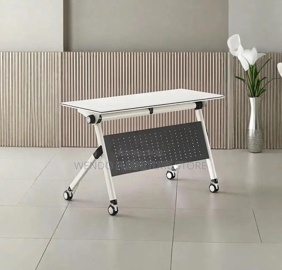 Office Table; Foldable Movable Office Table