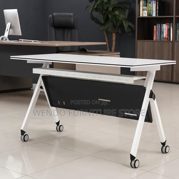 Office Table; Foldable Movable Office Table - thumbnail 6