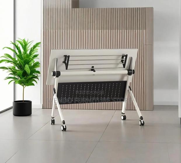 Office Table; Foldable Movable Office Table - thumbnail 5