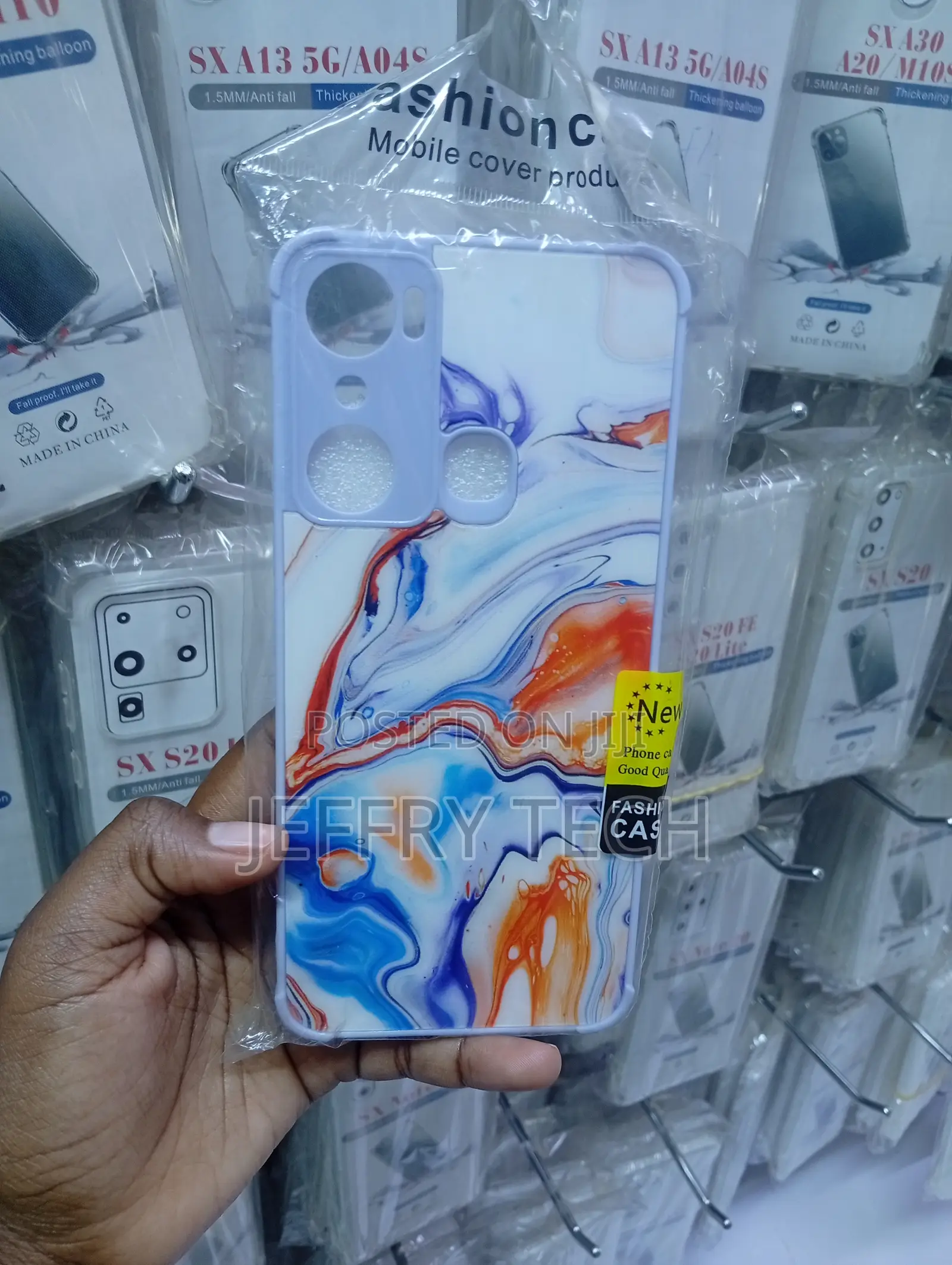 Generic Tpu Silicone Phone Cover Featuring a Blue
