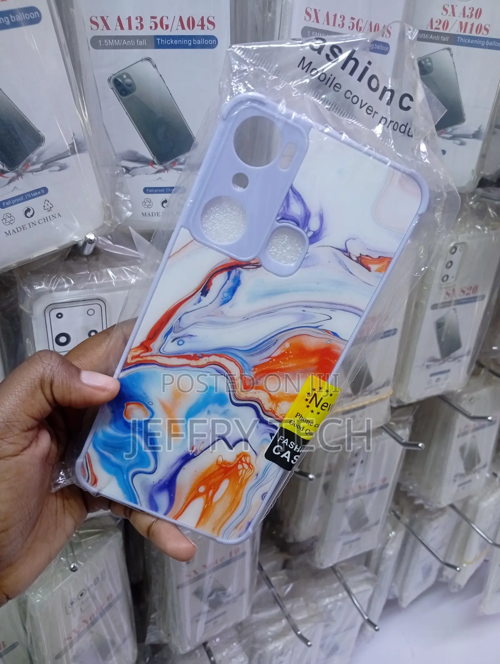 Generic Tpu Silicone Phone Cover Featuring a Blue