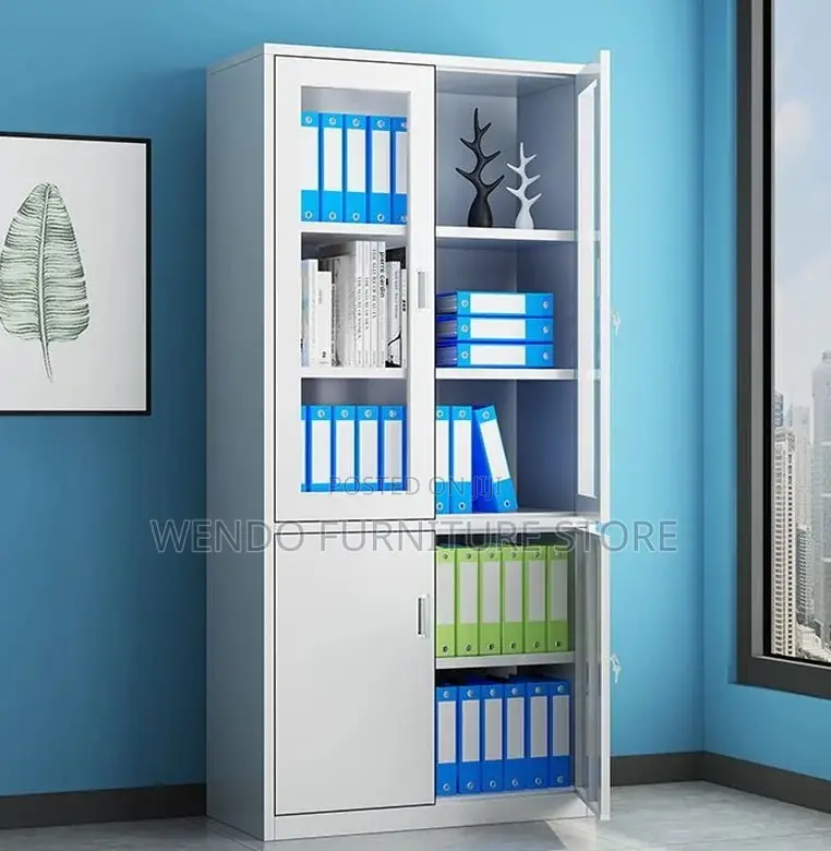 Office Cabinet; Four Drawers Steel Cabinet With 2 Doors View